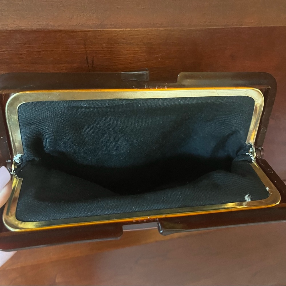 Vintage Small Tapestry Evening Clutch Purse Hong Kong Rare 1960's - Picture 3 of 4